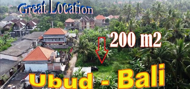 Exotic Ubud Pejeng BALI 200 m2 LAND for SALE TJUB850
